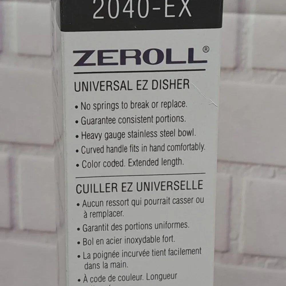 Zeroll Universal EZ Disher Extended Length 2040-EX Sealed‎ New In Box